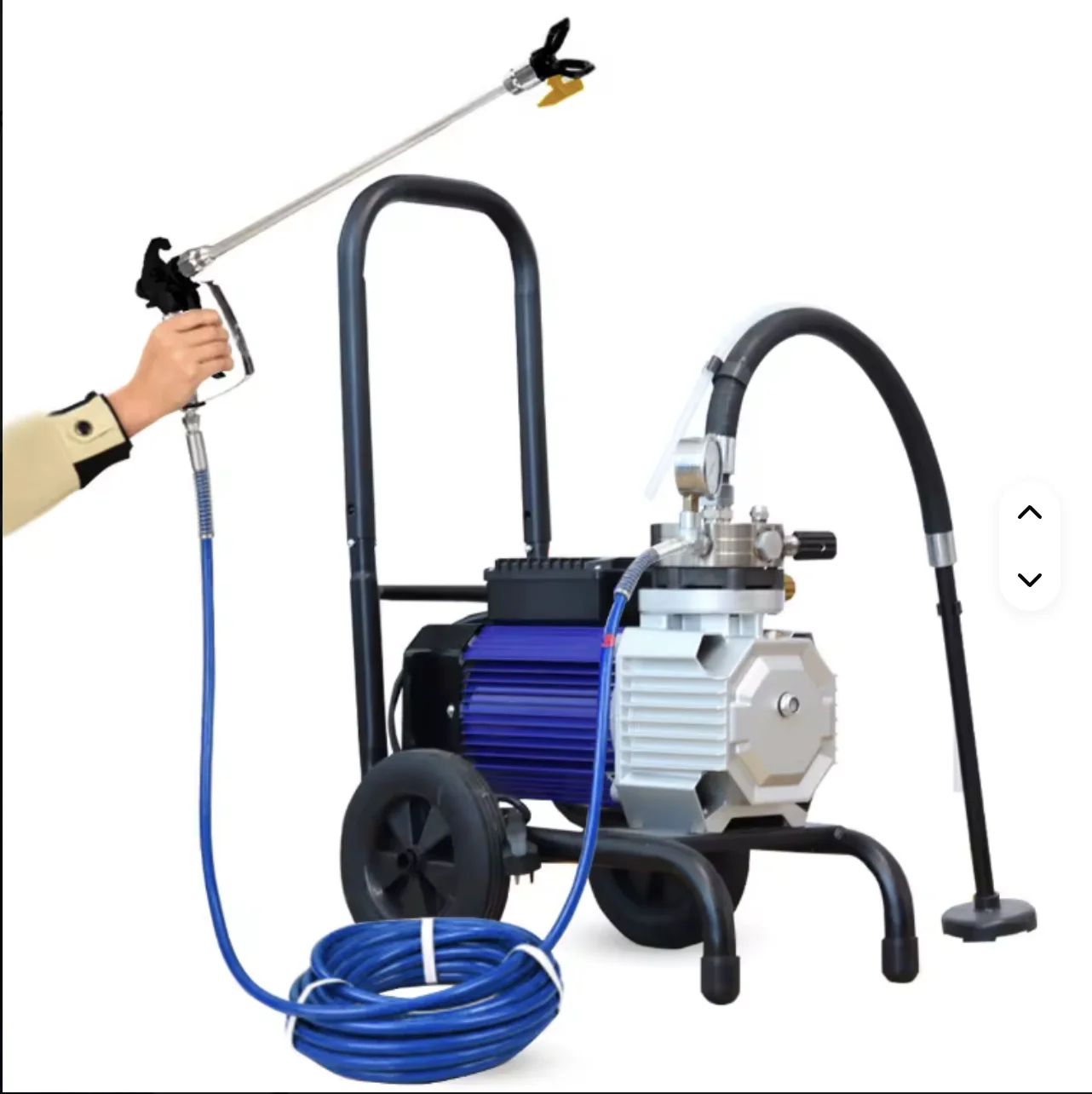 Direct airless sprayer, portable paint sprayer, diaphragm sprayer