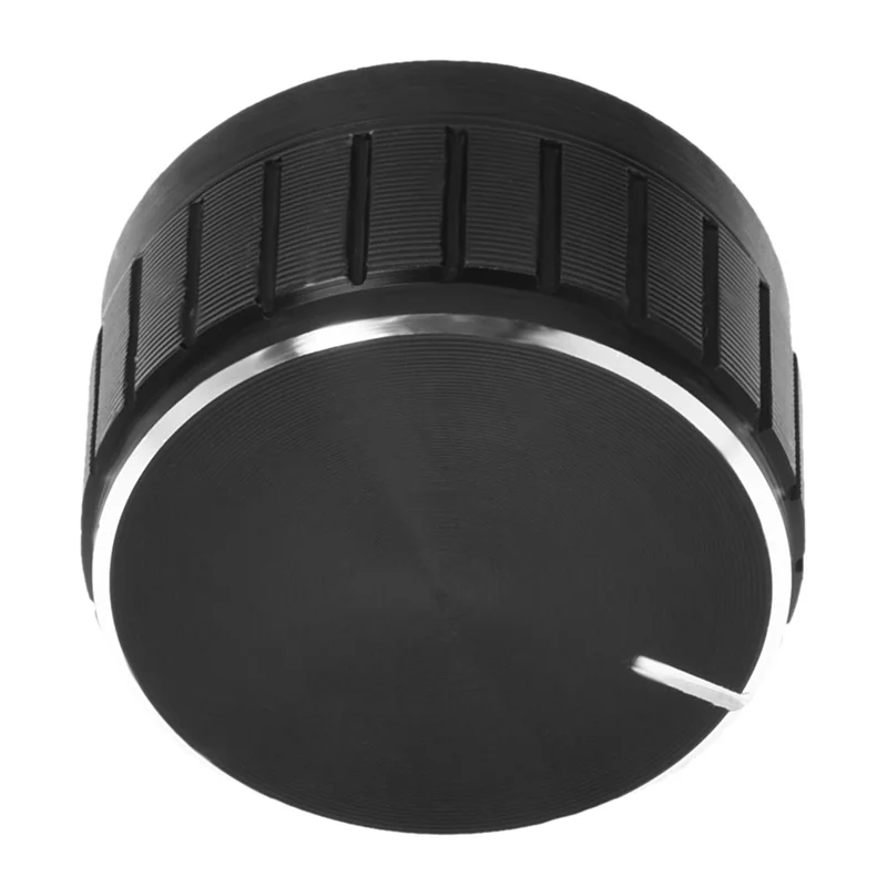 CJSD-8X Black Aluminum Volume Control Amplifier Knob Wheel