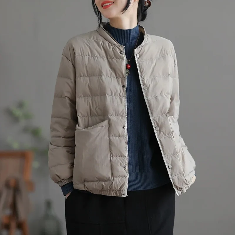 

Korean Sle plus Size down Cotton Jaet Women's Loose Warm Thiened Winter Coat Large Size Cotton Outerwear Trendy