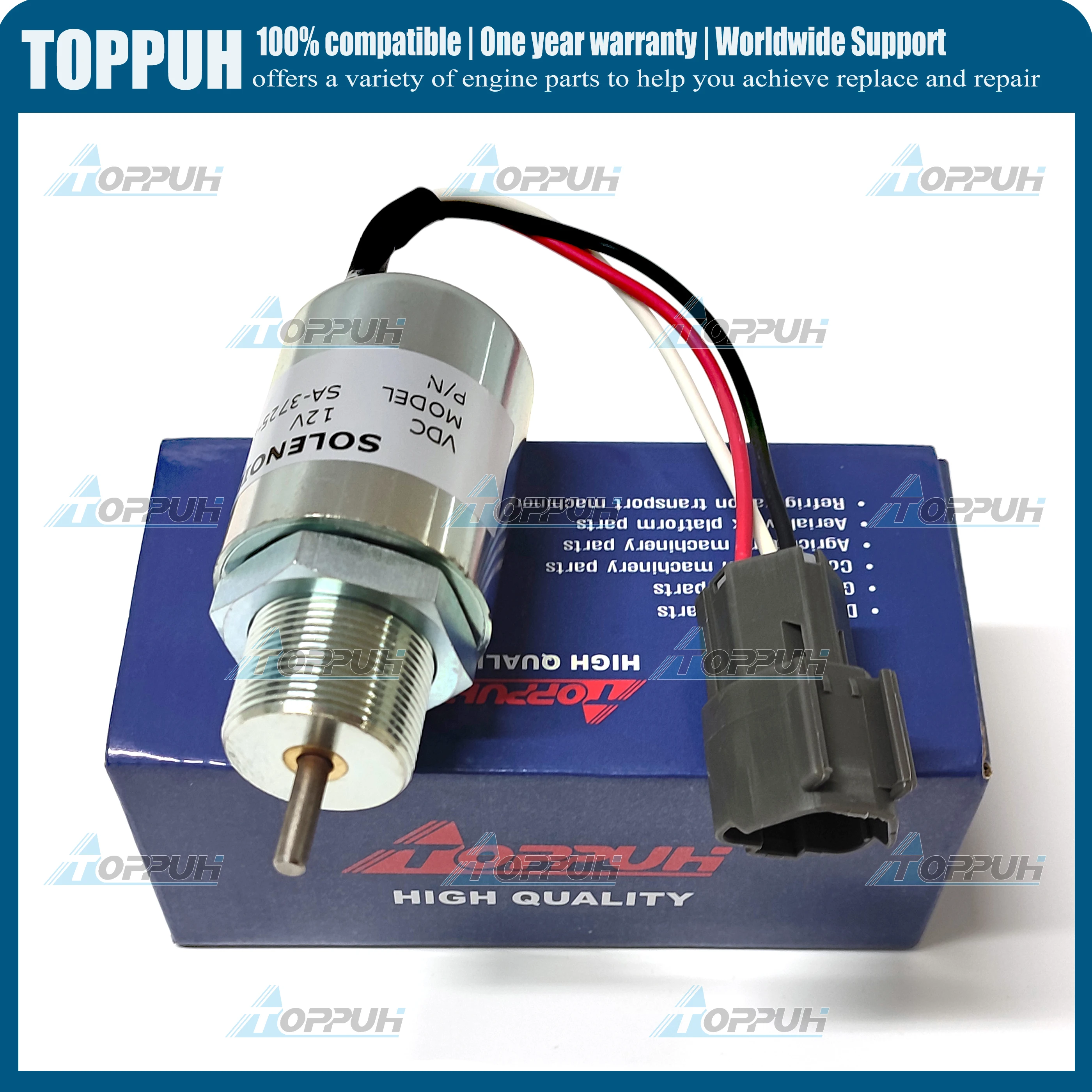 

TOPPUH Новый электромагнитный клапан отключения топлива SA-3725-12 для Mitsubishi