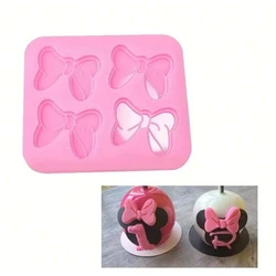 1pc Knot Bow Butterfly Bow Tie Silicone Moulds Versatile Soft Silicone for Fondant Cake Decorating Tools Chocolate Baking Mould