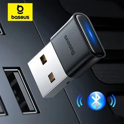 Baseus USB Bluetooth Adapter Dongle Adaptador Bluetooth 5.1 for PC Laptop Wireless Speaker Audio Receiver USB Transmitter