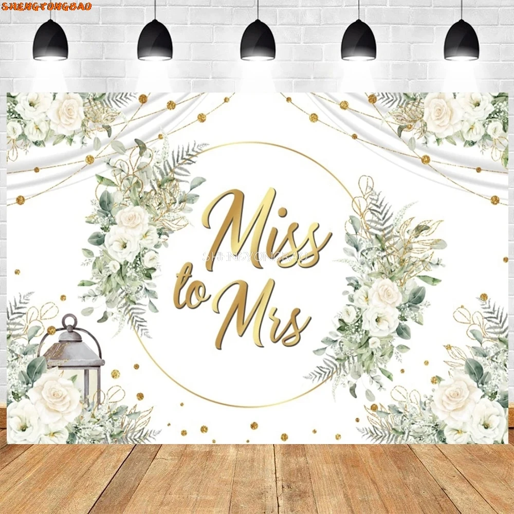 ملكة جمال إلى السيدة الزفاف دش الزفاف خلفية الدعائم زهرة عيد الحب ارتفع مخصص ملصق خلفية التصوير الفوتوغرافي JC-76