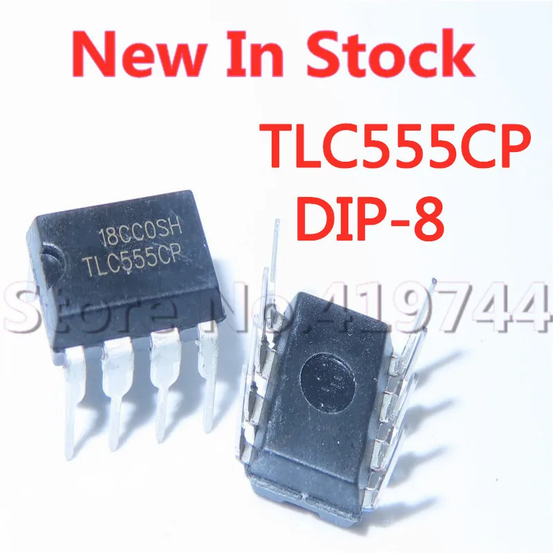 5PCS/LOT TLC555 TLC555CP DIP-8 Timer and Oscillator In Stock New Original