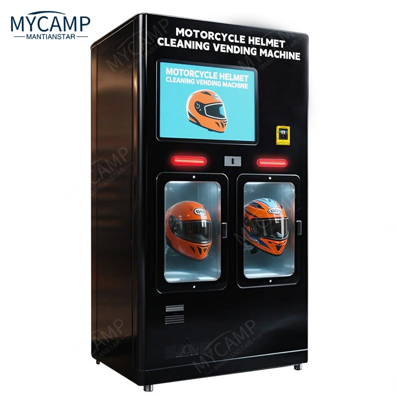 New Design Intelligent Machine for Public Mini Helmet Cleaning Vending Machine
