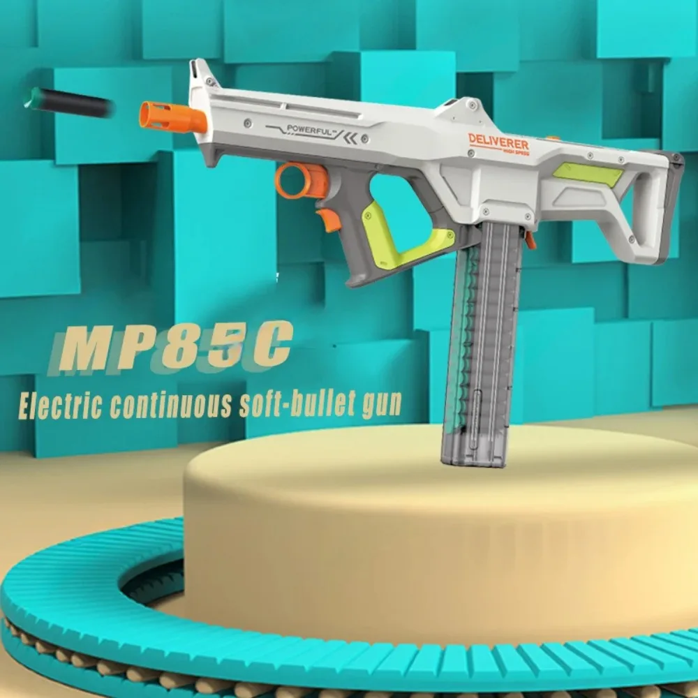 Elektrisches kontinuierliches Abfeuern UMP45 Hand-in-One-Shell Soft-Bullet-Spielzeugpistole Outdoor-Spielgewehr Maschinenpistole Modell für Kinder Geschenk