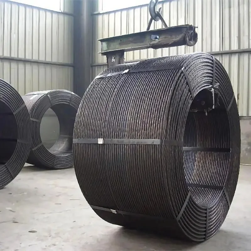 Best Selling Galvanized Wire Rope ASTM A416 1 * 7 9.6mm 12.7mm Steel Cable Carbon  Strand