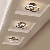 Modern LED Aisle Ceiling Lights Nodic Home Lighting Led Surface Mounted for Bedroom Living Room Corridor Light 3-color lighting 3