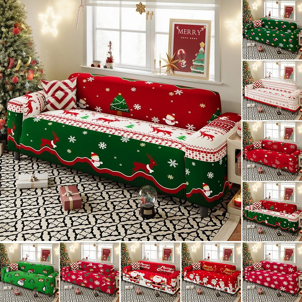 

Dustproof Elastic Sofa Cover for Office Living Room Slipcovers Stretch Spandex Armchair Protector Sofa 1/2/3/4 Seater כיסוי לספה