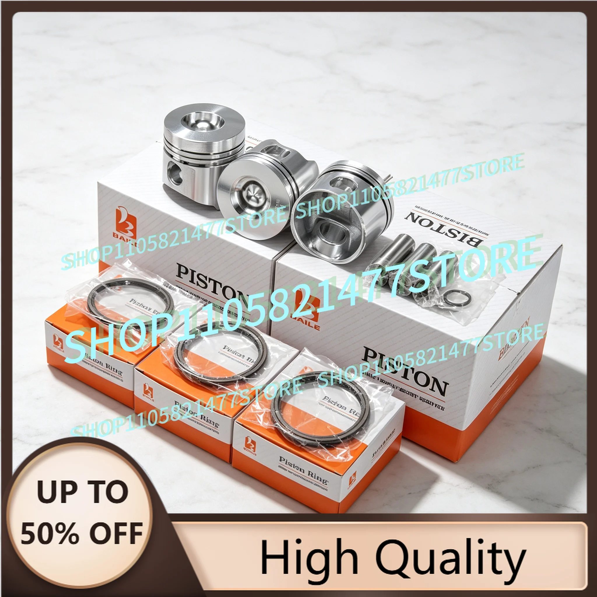 3TNE78 3TNE78A Piston with Rings for YM Overhaul Rebuild Kit  Engine Parts