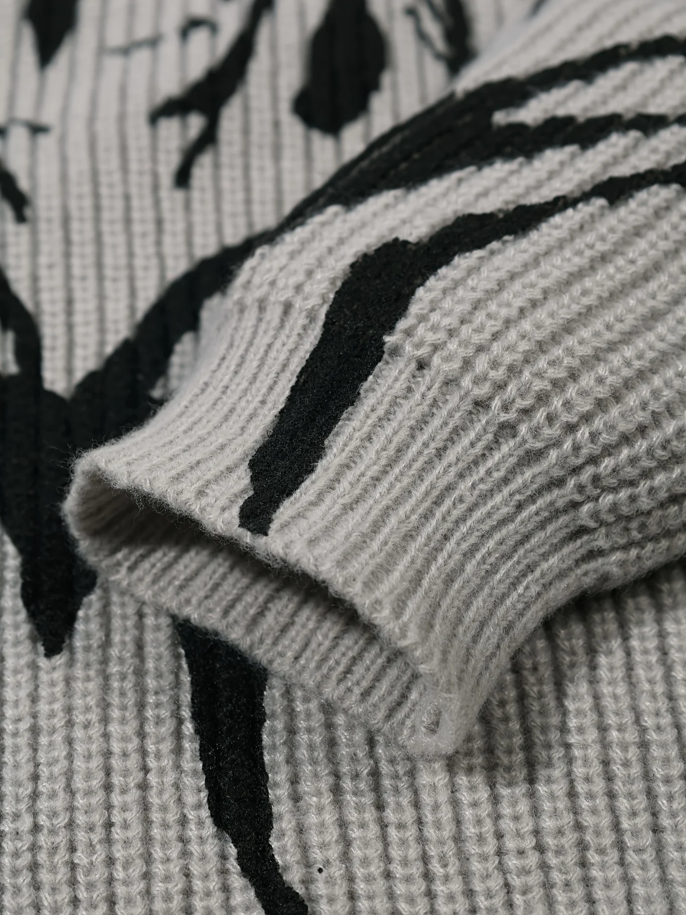 LVLAEA мужской вязаный пуловер с длинными рукавами и круглым вырезом, жаккардовая уличная одежда на осень-зиму, стиль Y2K