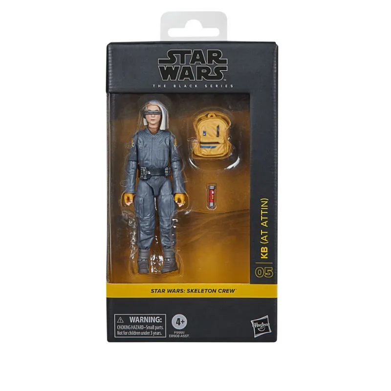 New Hasbro Star Wars The Black Series: KB (At Attin) (Star Wars: Skeleton Crew)  6 Inches Action Figures Boys Birthday Gift