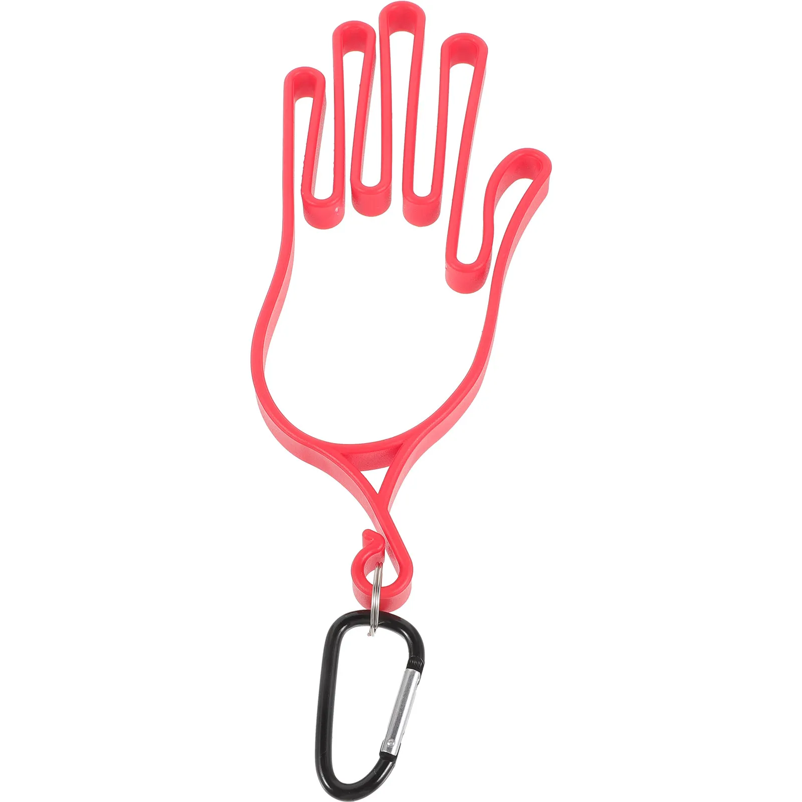 2Pcs Golf Glove Holders Palm Shape Glove Stretcher Support Frame with Buckle Clip for Golf Bag Clothesline Drying Storage