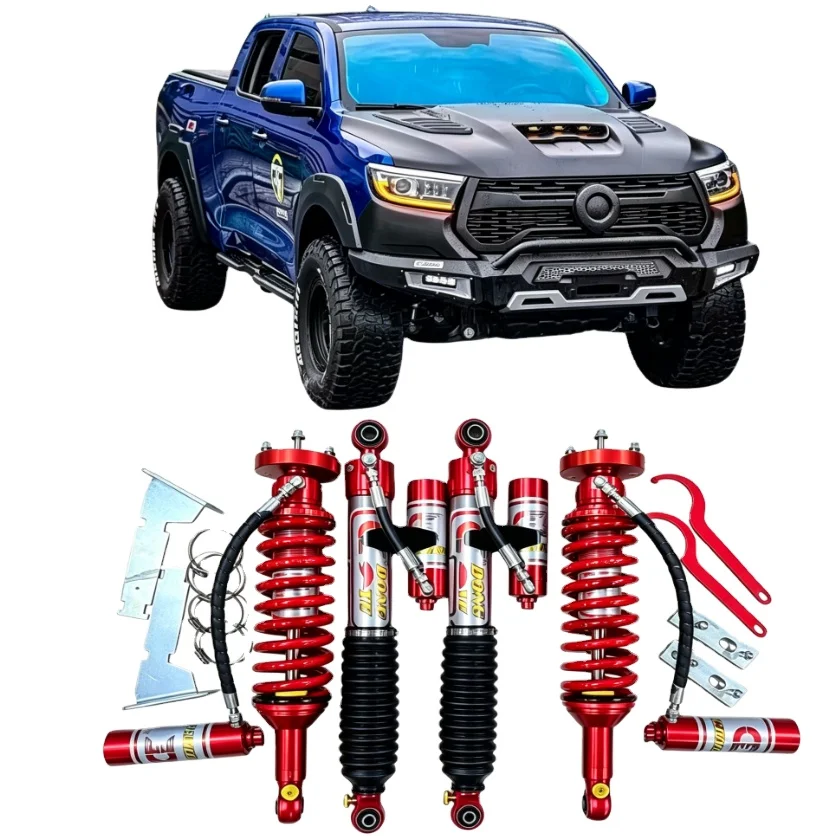 Nitrogen Charged Shock Absorbers for Great Wall POER Cannon Offroad Suspension Lift Kit