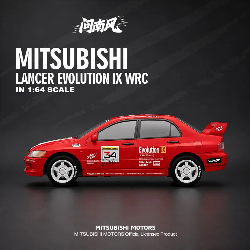 New In Stock Wenanfeng Official Licensed 1：64 EVO Lancer Evolution IX RC Drift Car Full Scale Remote Control Vehicle For Hobby