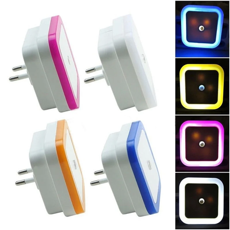 Sensor Control LED Night Light Lamp Toilet Wall Lights Baby Bedroom Bulb Backlight Closet Cabinet Light Stairway Porch Light