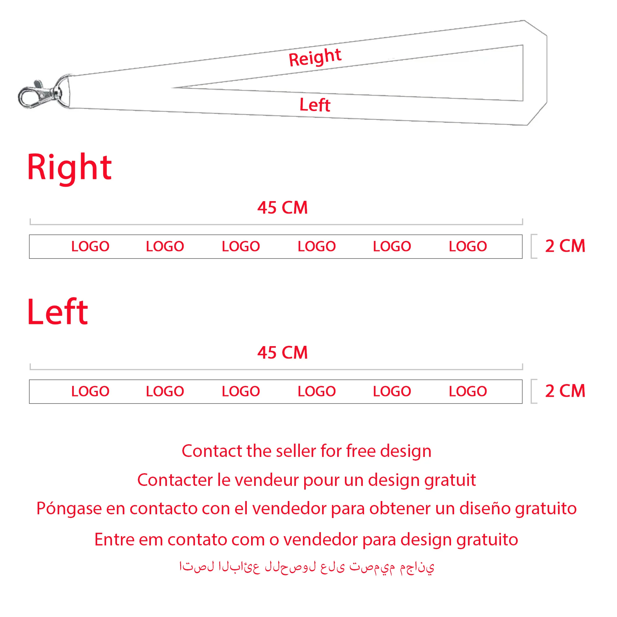 Llavero personalizado con cordón ancho para el cuello, llaveros de 2x45cm con impresión Personal, con logotipo y nombre para tarjeta de