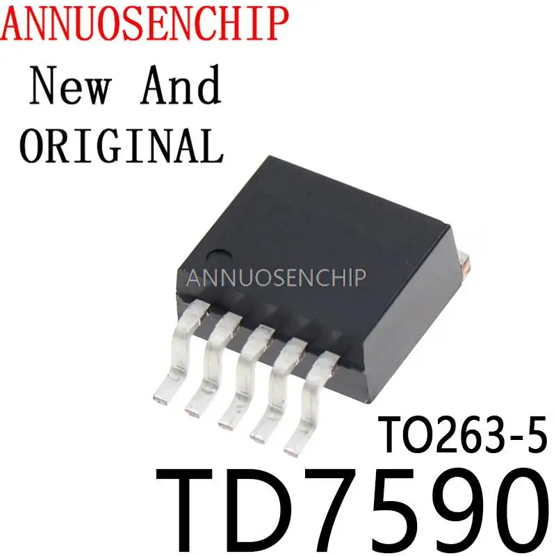 5PCS New and Original TO-263 7590 TO263 5A 240KHz 36V PWM Buck DC DC Converter TD7590 