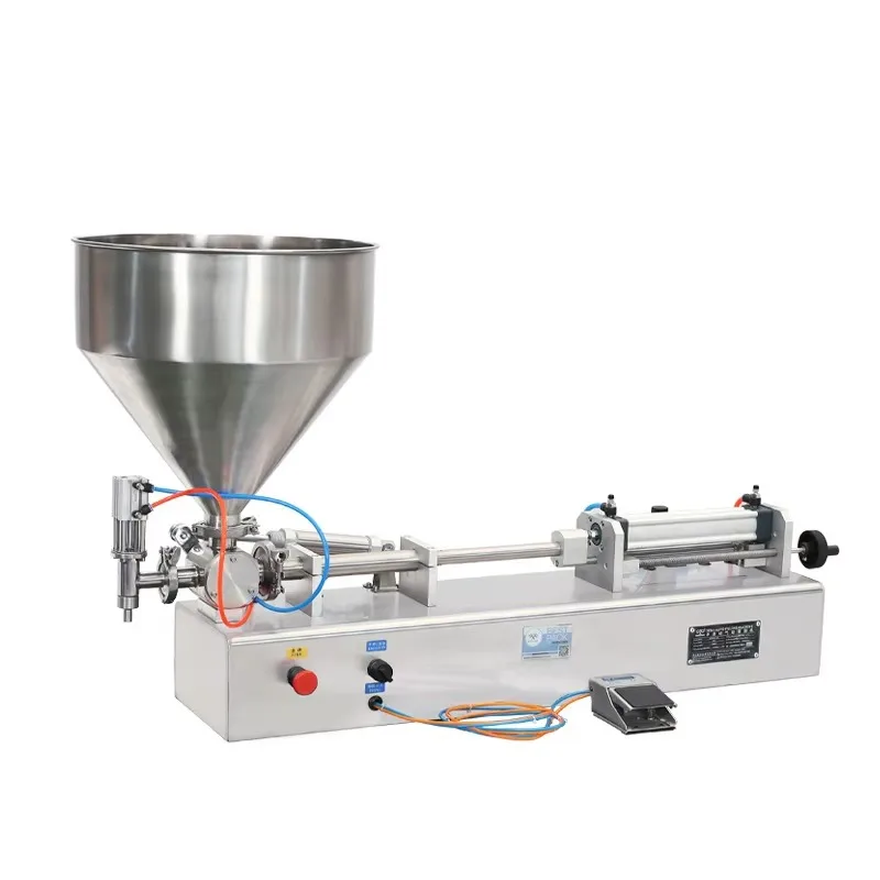 Bella 500ml Semi-Automatic Cream Filling hine Plastic Packaging for Water Liquid Powder Gel Beer Vial Includes Motor
