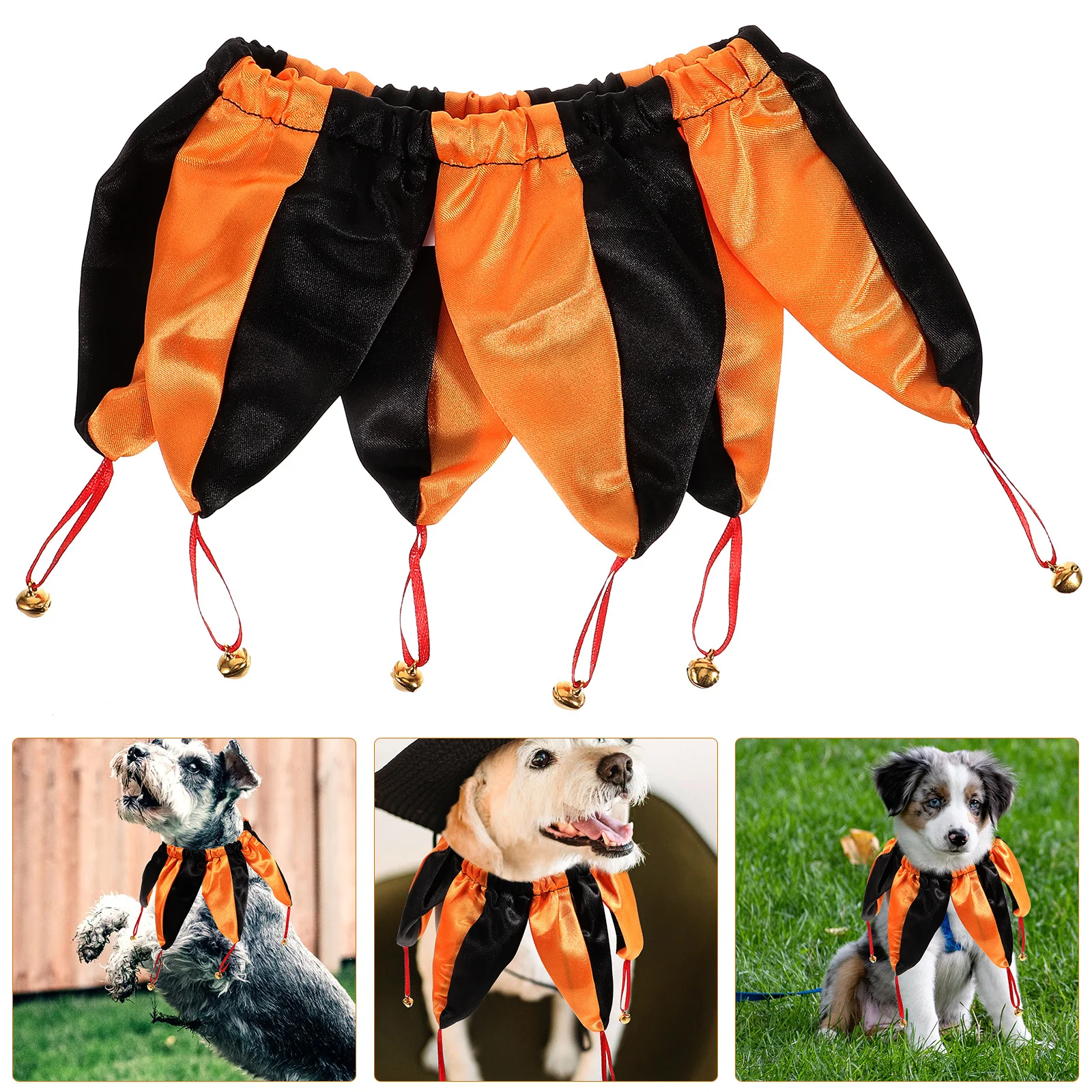 

For Small Dogs Cat Collar Cats Kitten Elastic Decorative Cat Accessory Adjustable Dog Collar Party Accessory