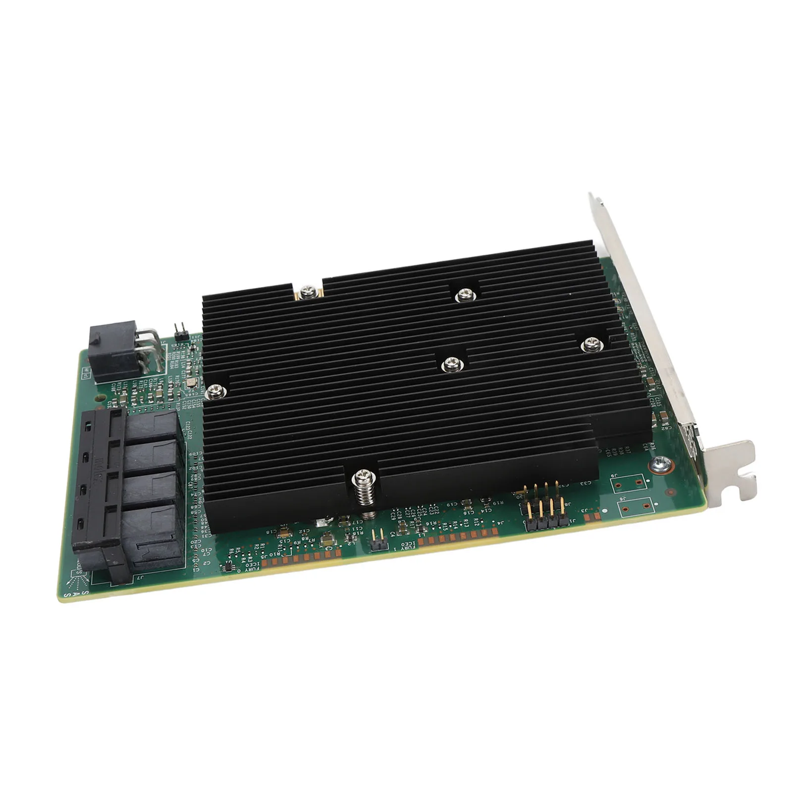 بطاقة تحكم HBA بطاقة توسيع HBA فتحة PCIe 16 منفذ SATA SAS 12Gbps LSI SAS 9300 16I التوصيل والتشغيل لـ VMware FreeBSD Linux