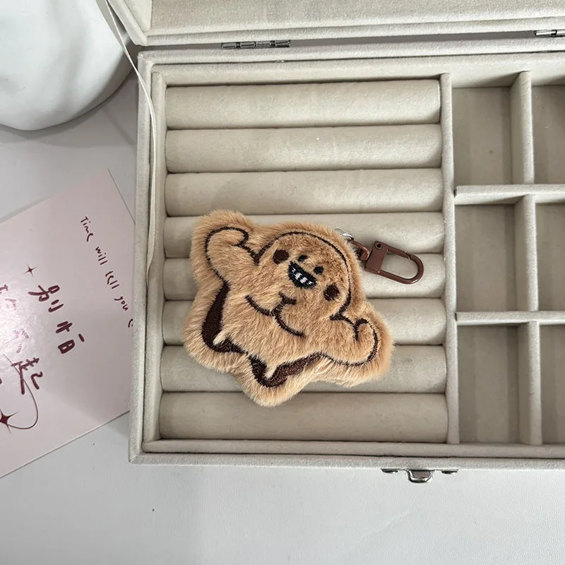 Niedlicher und lustiger Puppenanhänger in Kakerlakenform aus Cartoon-Plüsch, Studentenrucksackdekoration, lustige Geschenkzubehör für Studenten