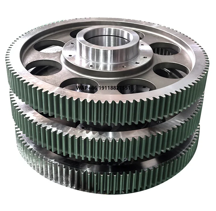 Custom Large  Straight Tooth Spur Gears Industrial Machinery Cylindrical Parts