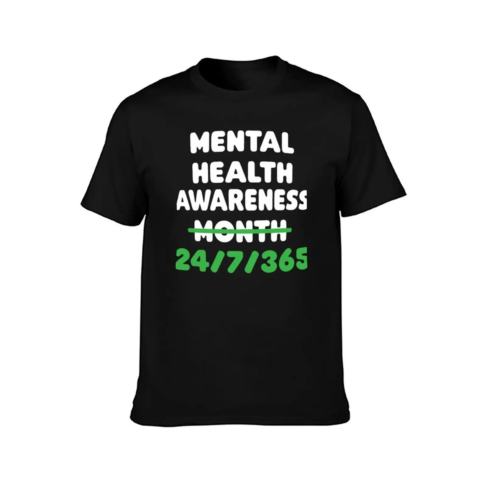 Mental Health Awareness for Suicide Prevention T-Shirt Trendy Pattern for Men T-Shirt