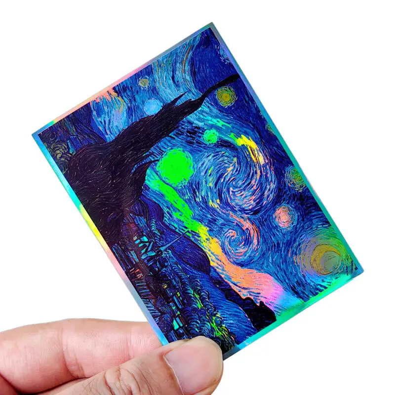 50pcs/set Yu-Gi-Oh! Runes Battlefield Flash Card Sleeve WS Anime Game Collection Card Protective Cover Gift Toy 63*90mm