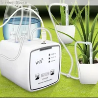 WIFI Intelligent Watering Device Double Pump Timed Automatic Drip Irrigation System Remote APPController for Garden Plant Flower
