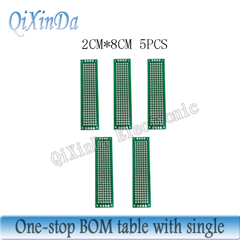 5PCS 2x8cm 3X7cm 4x6cm 5x7cm Double Side Prototype PCB Universal Printed Circuit Board Protoboard For Arduino