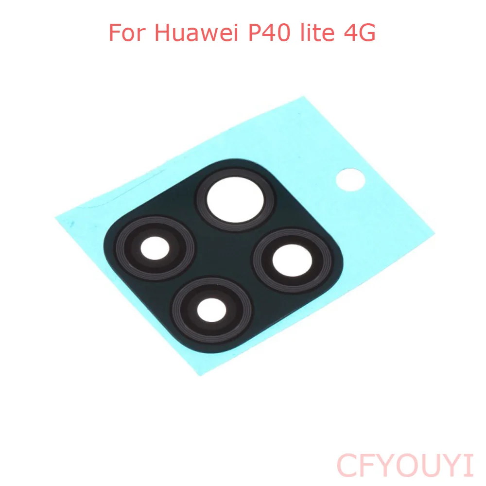 Glass Back Rear Camera Lens For Huawei P40 lite 4G Glass with Adhesive Glue Replacement