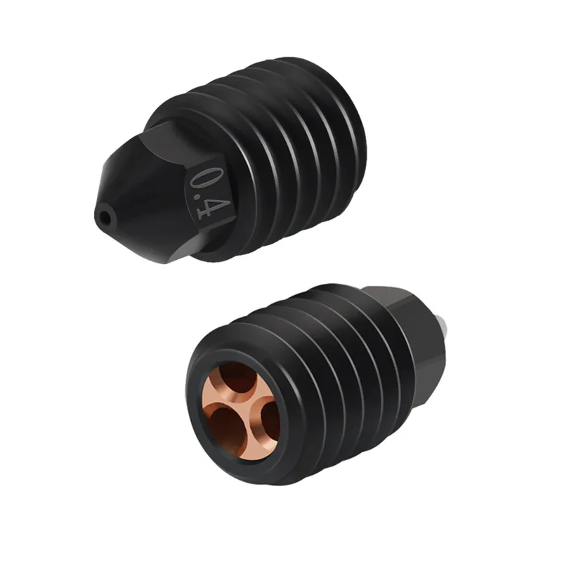 3D printer accessories FOR Bambu Lab X1P1 hardened steel CHT nozzle three holes high flow wear-resistant nozzle 5