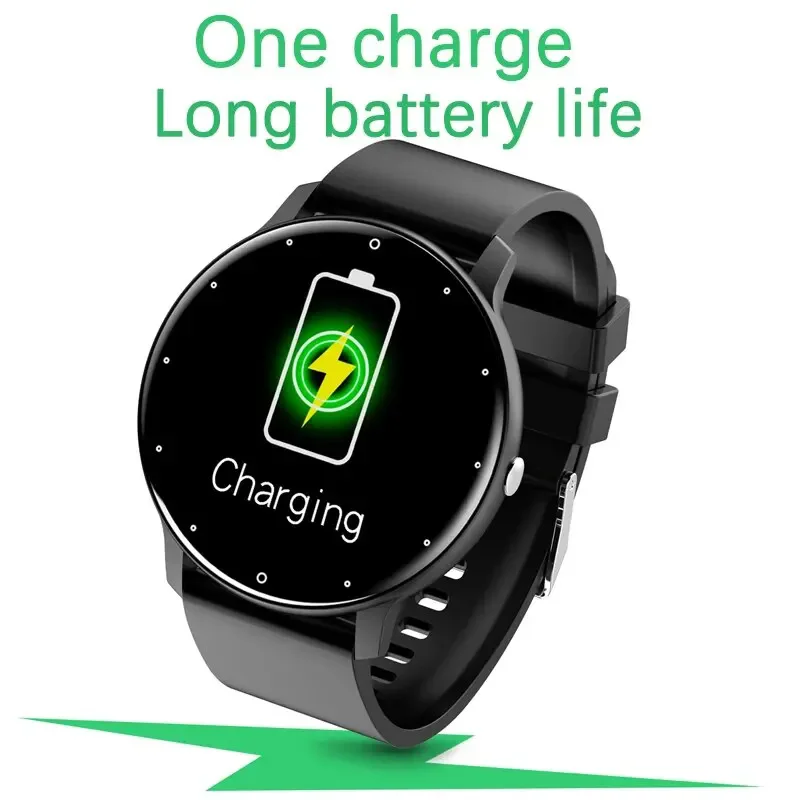 LIGE Smart Watch Men Women Full Touch Screen Sport Fitness Watch Man IP67 Waterproof Bluetooth For Android IOS Smartwatch Men image 2