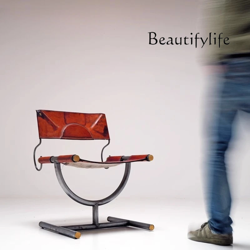 Nordic designer creative single leisure chair light luxury backrest reception chair negotiation chair special-shaped sandwich