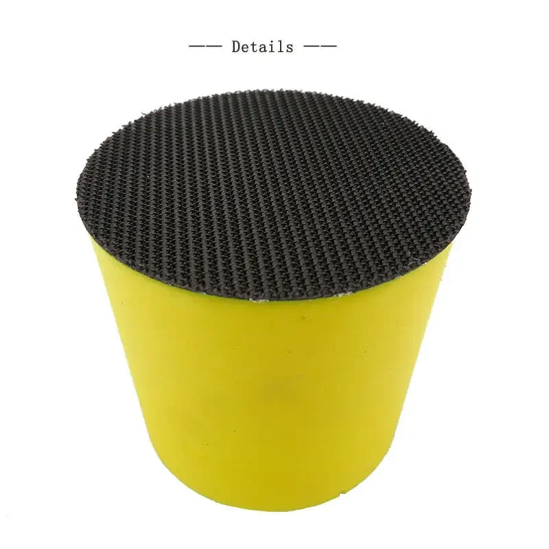 2 zoll Hand Schleif Block Polieren Pad Schleif Werkzeuge Haken Schleife Befestigung mit 50 stücke 2 "schleifpapier nass trocken