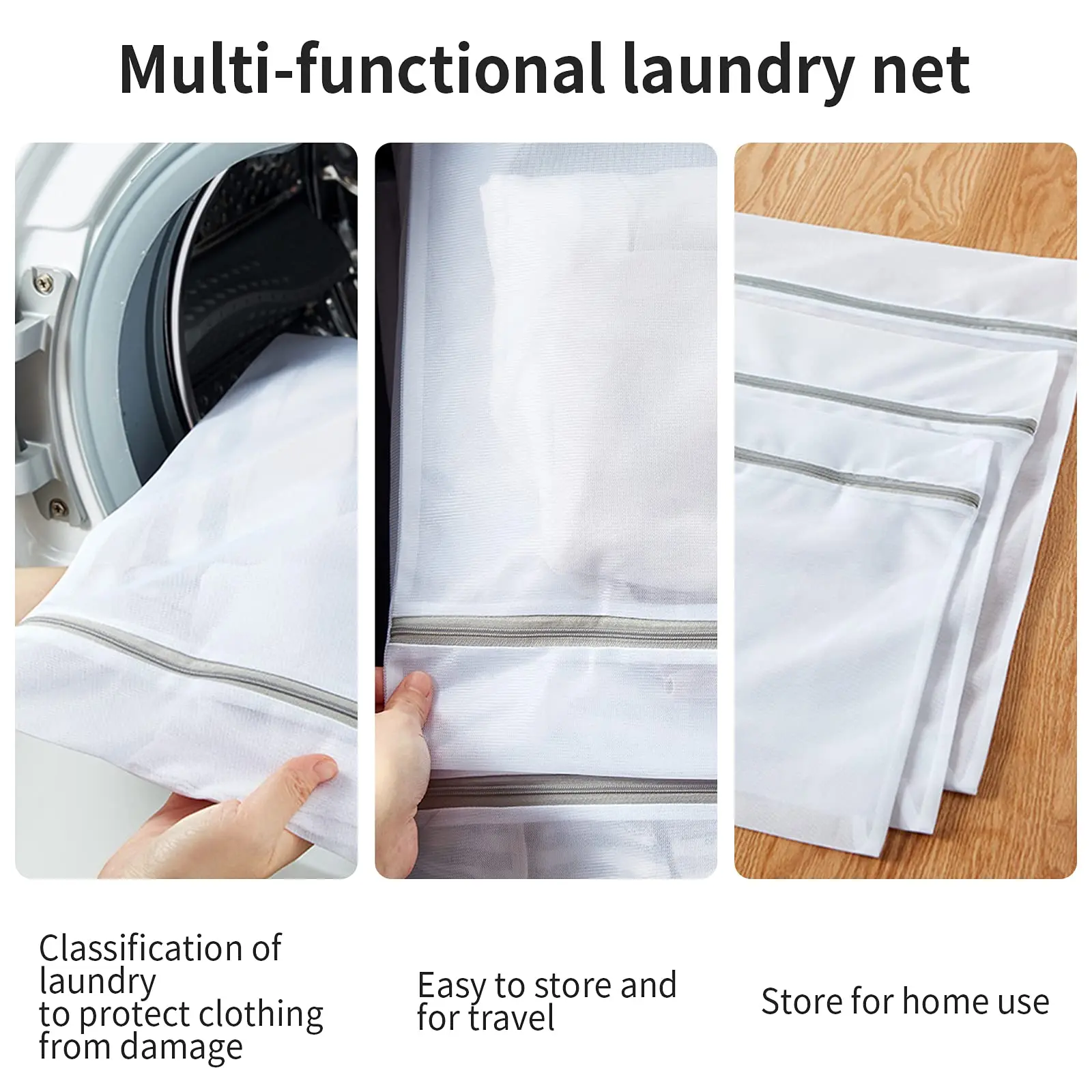 Mesh Laundry bags  Durable Lingerie Delicates Bag for Washing Machine for Socks, Bra, Mask,Underwear Organizer Storage Bags