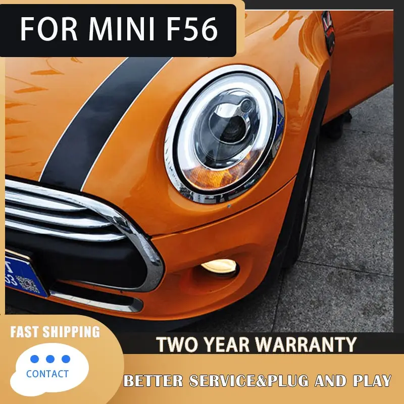 Car Model for MINI COOPER Headlights 2014-2018 F55 F56 LED Headlight DRL Hid Head Lamp Bi Xenon Beam Accessories