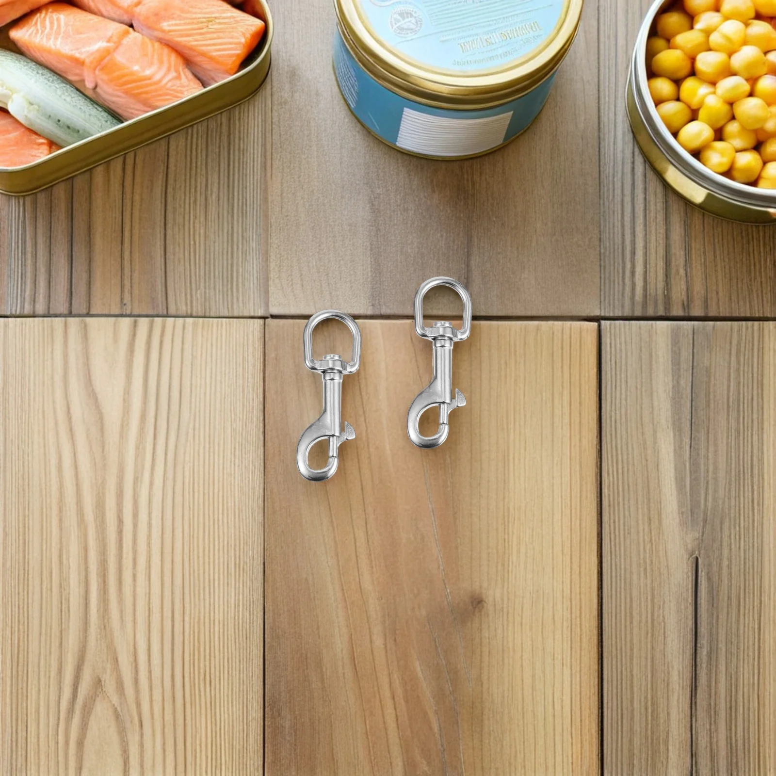 

2Pcs Heavy Duty Stainless Steel Dog Leash Hook Swivel Snap Clip Spring Snap Pet Rope Hook Swivel Carabiner Hooks