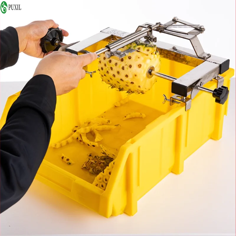 

Pineapple Knife God Tool Peeling Machine Stainless Steel Fully Automatic Pineapple Eye Removal Knife Clamp Set Tool Machine