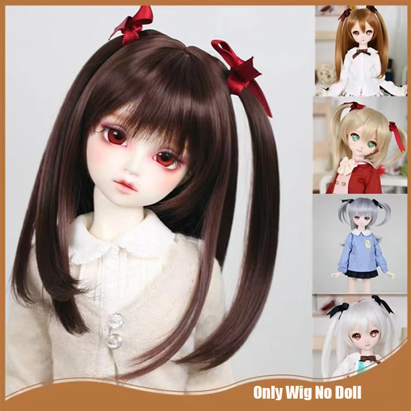 BJD/SD Doll Wig 1/3 1/4 1/6 Doll Hair Fashion Anime Doll Wig Soft High Temperature Fiber DIY Doll Toys Accessories For Girl Gift