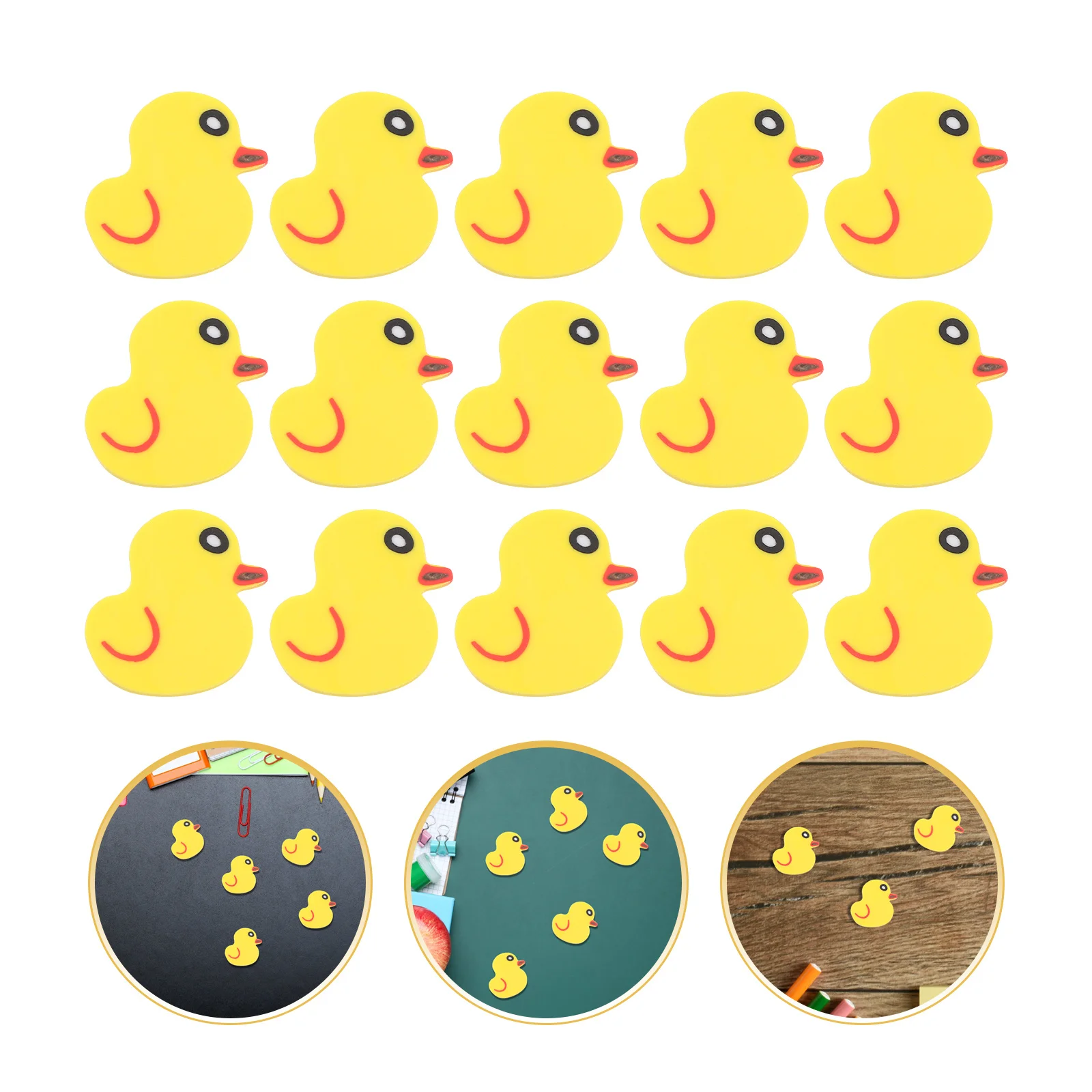 

50Pcs Miniature Duck Erasers for Students Soft Tpr Material No Residue Suitable for Pencil and Colored Pencil Marks