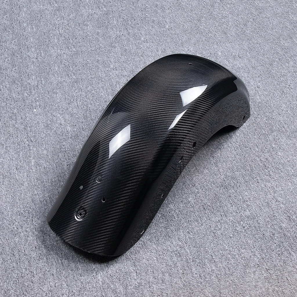 Dry Carbon Fiber Motorcycle Rear Fender Hugger for Harley Touring Road King CVO Electra Glide Street Glide FLHR 2009-2024