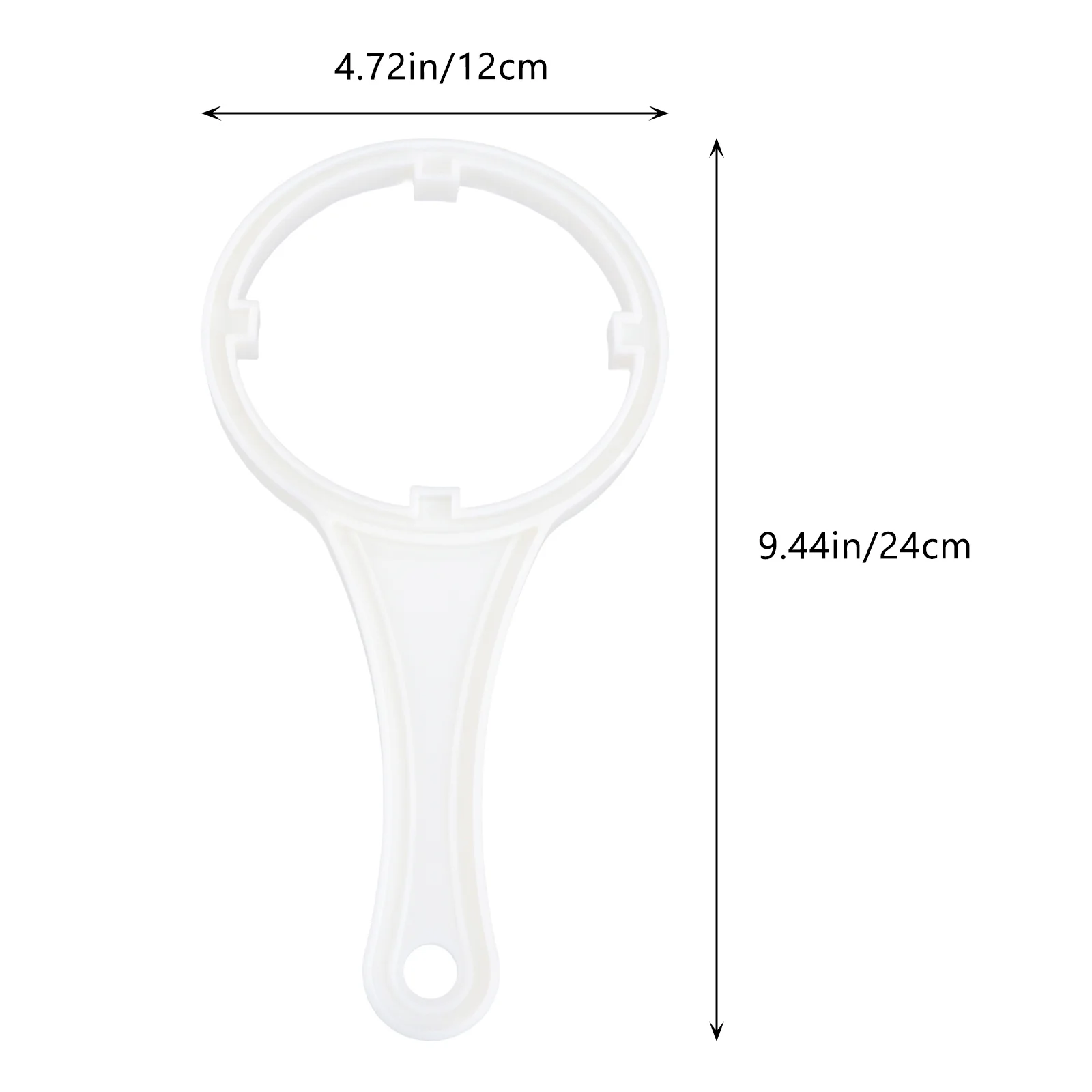 1pc Plastic 10 Inch Filter Housing Wrench Spanner for Water Purifier (White) Filter Wrench RO Wrench RO Wrench for Water