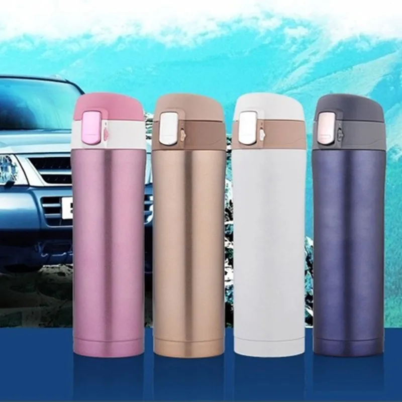 

Stainless Steel Double Wall Insulated Thermos Cup Vacuum Flask Coffee Mug Travel Drink Bottle Home Office Thermocup