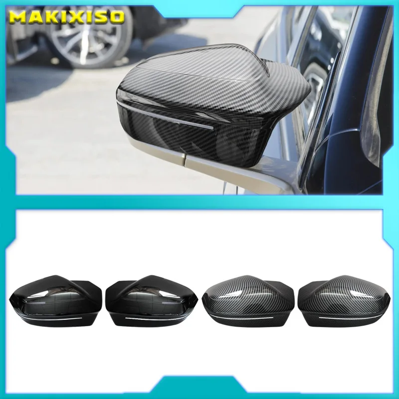 

Type M Dry Carbon Fiber Replacement Side Mirror Caps for BMW G60 5 Series and G70 7 Series 2024+