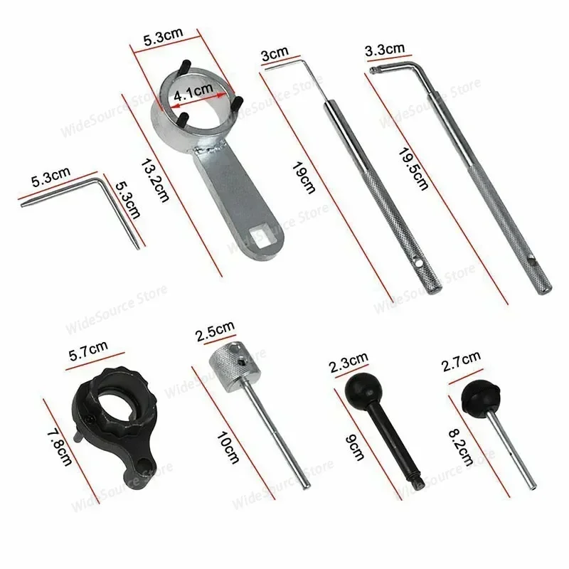 10pcs/Sets Diesel Engine Timing Locking Tool For VAG For VW Audi Seat Skoda 1.6 2.0 TDi CR 2012 Car Tools