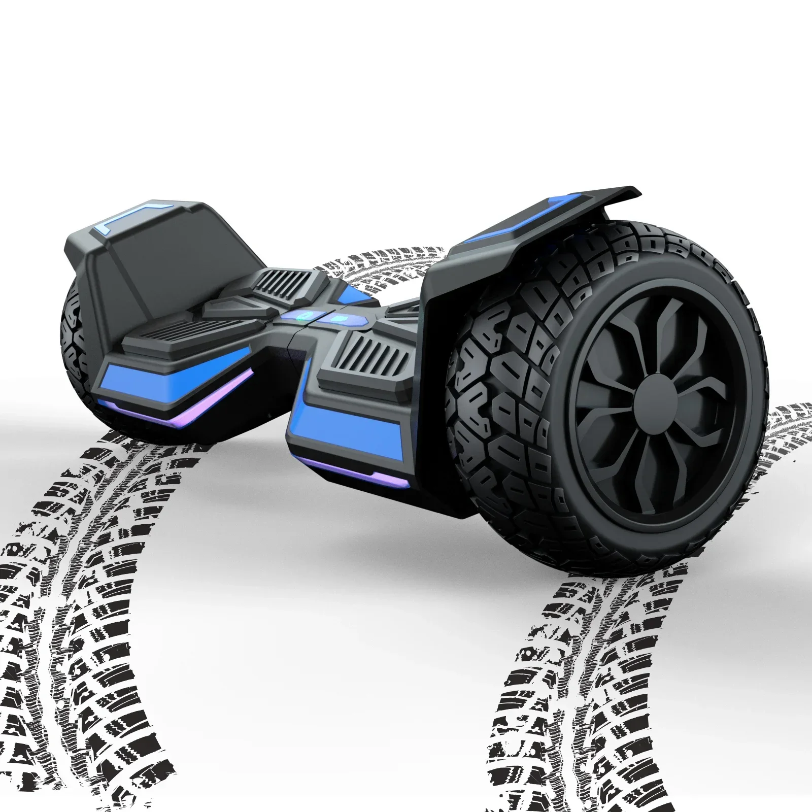 Grosir skuter listrik keseimbangan mandiri LED 10 inci Hoverboard Off-Road