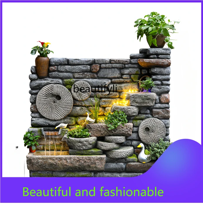 

Water curtain wall flowing water screen ornaments fountain ornaments garden courtyard ornaments flowing water decorations