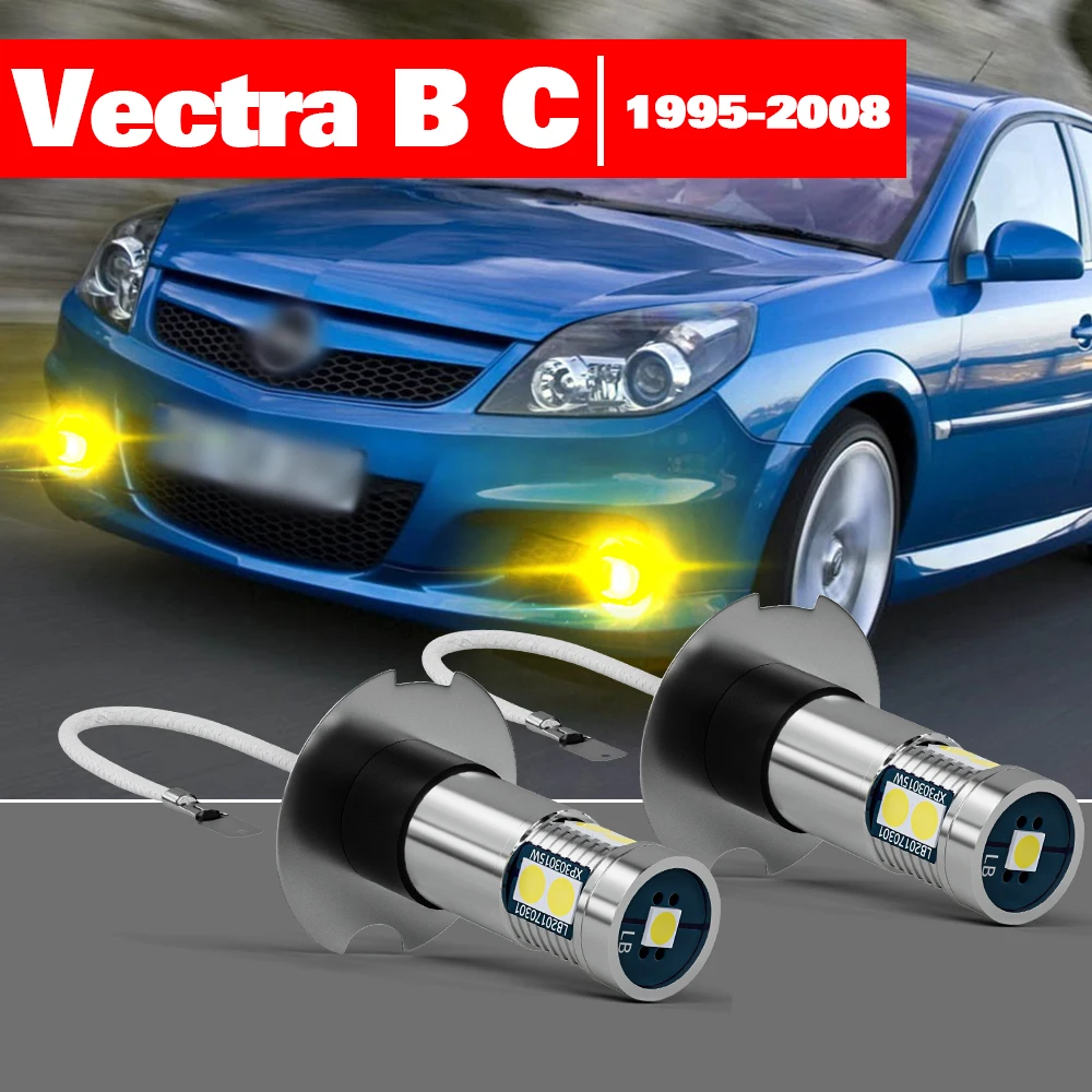 

For Opel Vectra B C 1995-2008 Accessories 2pcs LED Fog Light 2000 2001 2002 2003 2004 2005 2006 2007